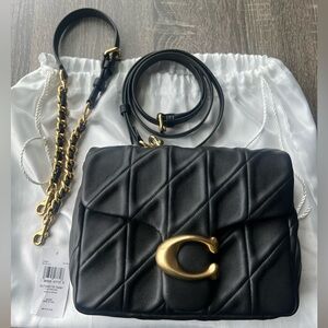 Coach times square tabby in black